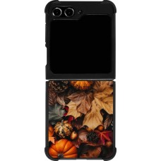 Samsung Galaxy Z Flip5 Case Hülle - Silikon schwarz Autumn 25 Pumpkin