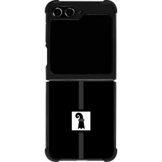 Samsung Galaxy Z Flip5 Case Hülle - Silikon schwarz Kanton BS schwarz