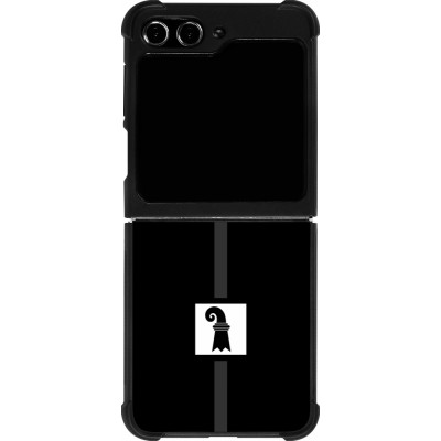 Samsung Galaxy Z Flip5 Case Hülle - Silikon schwarz Kanton BS schwarz
