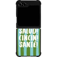 Samsung Galaxy Z Flip5 Case Hülle - Silikon schwarz Cheers 2026