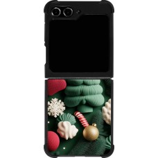 Samsung Galaxy Z Flip5 Case Hülle - Silikon schwarz Christmas 25 Christmas textiles