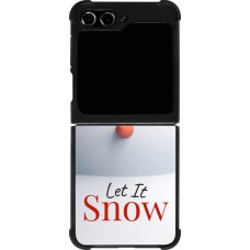 Samsung Galaxy Z Flip5 Case Hülle - Silikon schwarz Christmas 25 Xmas Snowman