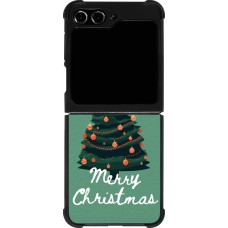 Samsung Galaxy Z Flip5 Case Hülle - Silikon schwarz Christmas 25 Xmas Tree