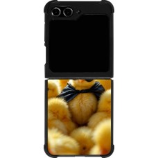 Samsung Galaxy Z Flip5 Case Hülle - Silikon schwarz Easter 2026 Chicken Batman