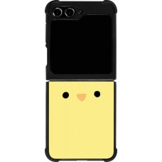 Samsung Galaxy Z Flip5 Case Hülle - Silikon schwarz Easter 2026 Little chicken