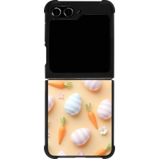 Samsung Galaxy Z Flip5 Case Hülle - Silikon schwarz Easter 2026 Pattern Easter