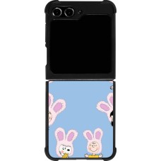 Samsung Galaxy Z Flip5 Case Hülle - Silikon schwarz Easter 2026 Snoopy