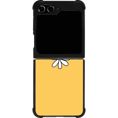 Samsung Galaxy Z Flip5 Case Hülle - Silikon schwarz Easter 2023 daisy