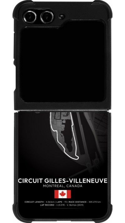 Samsung Galaxy Z Flip5 Case Hülle - Silikon schwarz F1 Track 2025 Canada
