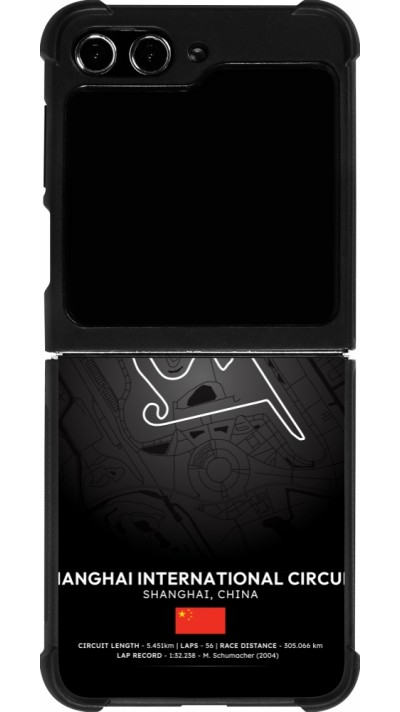Samsung Galaxy Z Flip5 Case Hülle - Silikon schwarz F1 Track 2025 China
