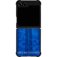 Samsung Galaxy Z Flip5 Case Hülle - Silikon schwarz Bosnien und Herzegowina 2026 personalisierbares Fussballtrikot