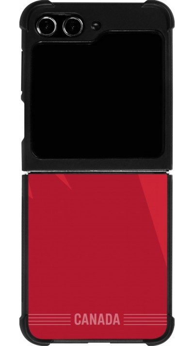 Samsung Galaxy Z Flip5 Case Hülle - Silikon schwarz Kanada 2026 personalisierbares Fussballtrikot