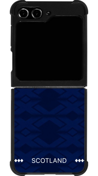 Samsung Galaxy Z Flip5 Case Hülle - Silikon schwarz Schottland 2026 personalisierbares Fussballtrikot