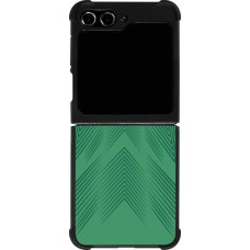 Samsung Galaxy Z Flip5 Case Hülle - Silikon schwarz Mexiko 2022 personalisierbares Fussballtrikot