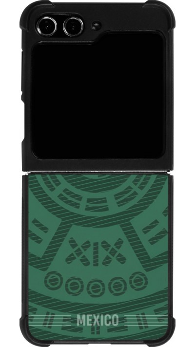 Samsung Galaxy Z Flip5 Case Hülle - Silikon schwarz Mexiko 2026 personalisierbares Fussballtrikot