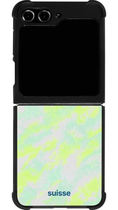 Samsung Galaxy Z Flip5 Case Hülle - Silikon schwarz Schweiz Away 2026 personalisierbares Fussballtrikot