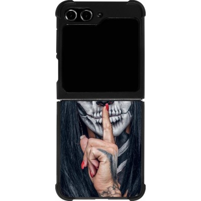 Samsung Galaxy Z Flip5 Case Hülle - Silikon schwarz Halloween 18 19