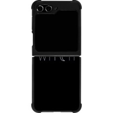 Samsung Galaxy Z Flip5 Case Hülle - Silikon schwarz Halloween 22 witch word