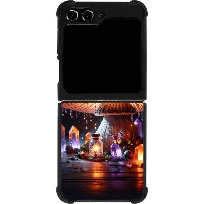 Samsung Galaxy Z Flip5 Case Hülle - Silikon schwarz Halloween Zaubertrank Magie