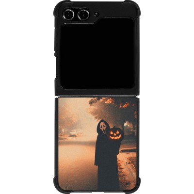 Samsung Galaxy Z Flip5 Case Hülle - Silikon schwarz Halloween 2025 Scream