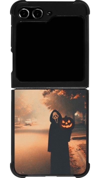 Samsung Galaxy Z Flip5 Case Hülle - Silikon schwarz Halloween 2025 Scream Samsung Galaxy Z Flip5 Case Hülle - Silikon schwarz Halloween 2025 Scream