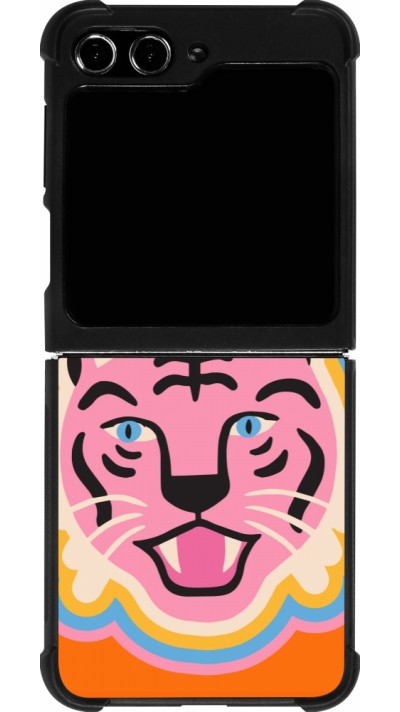 Samsung Galaxy Z Flip5 Case Hülle - Silikon schwarz Lion colors 2026