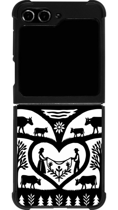 Samsung Galaxy Z Flip5 Case Hülle - Silikon schwarz Poya Schweiz 2