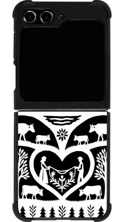 Samsung Galaxy Z Flip5 Case Hülle - Silikon schwarz Poya Schweiz 2 schwarz