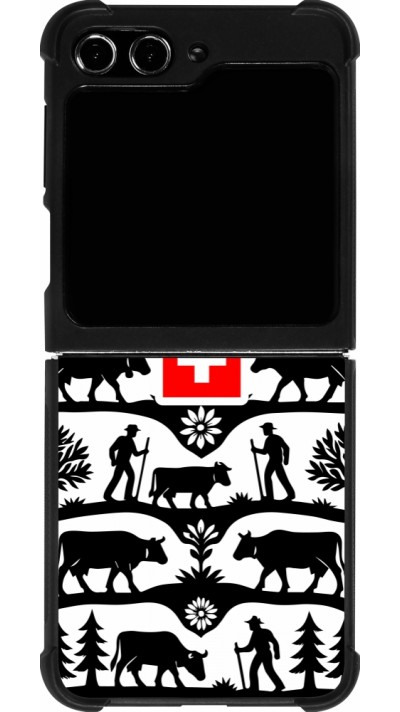Samsung Galaxy Z Flip5 Case Hülle - Silikon schwarz Poya Schweiz 3