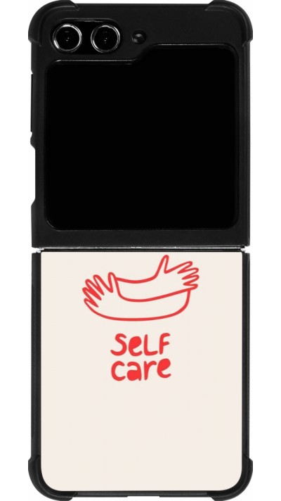 Samsung Galaxy Z Flip5 Case Hülle - Silikon schwarz Saint Valentines Day 26 Self love self care