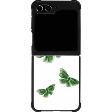 Samsung Galaxy Z Flip5 Case Hülle - Silikon schwarz Butterflies 2026