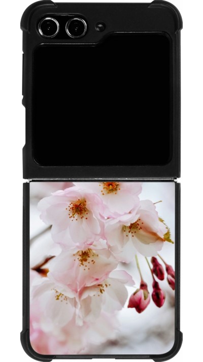 Samsung Galaxy Z Flip5 Case Hülle - Silikon schwarz Cherry tree 2026