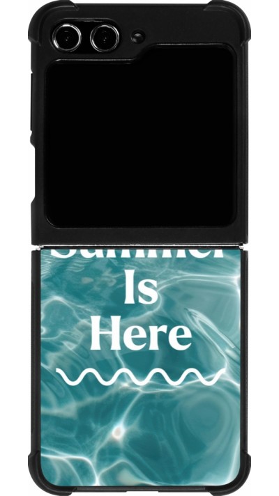 Samsung Galaxy Z Flip5 Case Hülle - Silikon schwarz Summer 2025 Summer is here