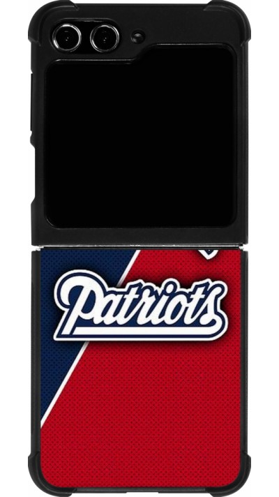 Samsung Galaxy Z Flip5 Case Hülle - Silikon schwarz Super Bowl 26 Patriots 1