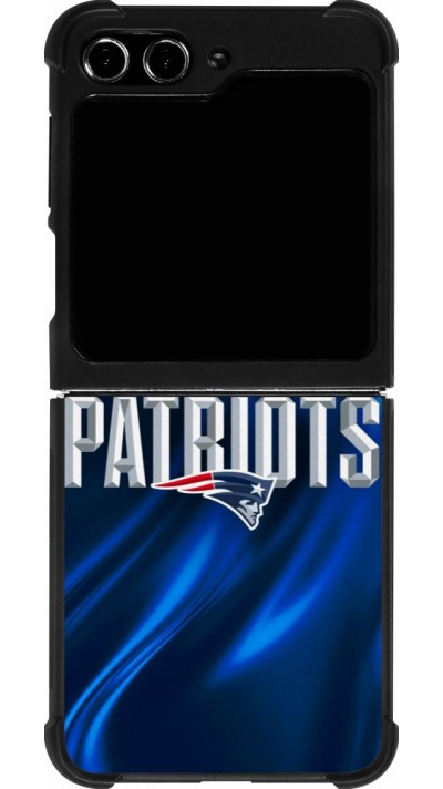 Samsung Galaxy Z Flip5 Case Hülle - Silikon schwarz Super Bowl 26 Patriots 2
