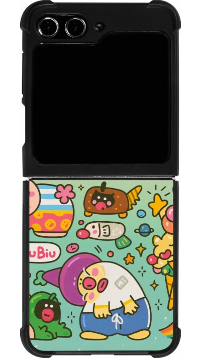Coque Samsung Galaxy Z Flip5 - Silicone rigide noir Thats beacause of