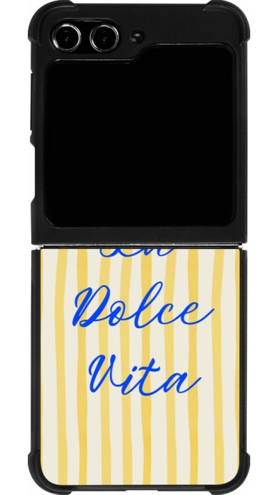 Samsung Galaxy Z Flip5 Case Hülle - Silikon schwarz The good life 2026