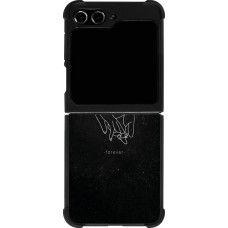 Samsung Galaxy Z Flip5 Case Hülle - Silikon schwarz Valentine 2023 hands forever