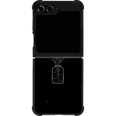 Samsung Galaxy Z Flip5 Case Hülle - Silikon schwarz Vase black