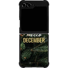 Samsung Galaxy Z Flip5 Case Hülle - Silikon schwarz Winter 25 Winter hello december