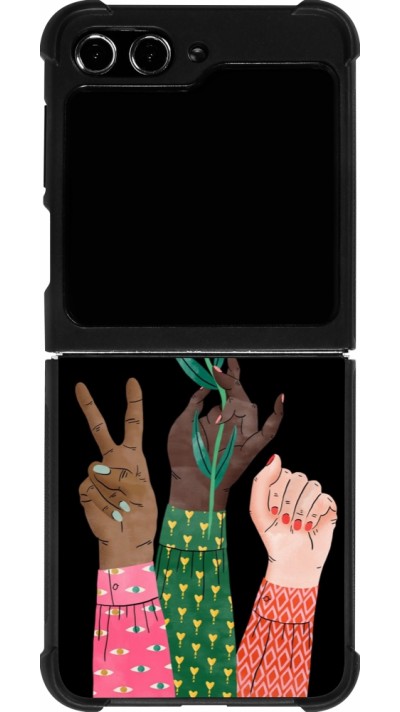 Samsung Galaxy Z Flip5 Case Hülle - Silikon schwarz Womens day 2026 2