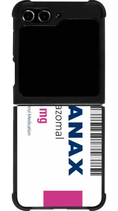 Samsung Galaxy Z Flip5 Case Hülle - Silikon schwarz Xanax Alprazolam 2025