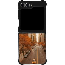 Samsung Galaxy Z Flip6 Case Hülle - Silikon schwarz Autumn 2024 New York city