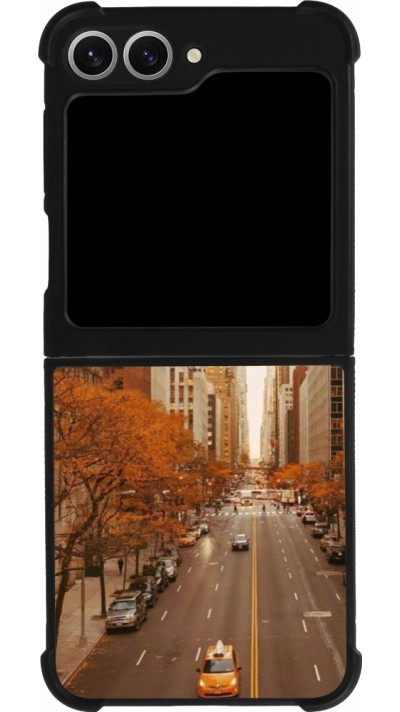 Samsung Galaxy Z Flip6 Case Hülle - Silikon schwarz Autumn 2024 New York city