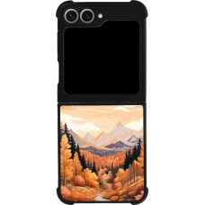 Samsung Galaxy Z Flip6 Case Hülle - Silikon schwarz Autumn 25 Mountains