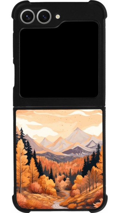 Samsung Galaxy Z Flip6 Case Hülle - Silikon schwarz Autumn 25 Mountains