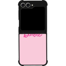 Samsung Galaxy Z Flip6 Case Hülle - Silikon schwarz Barbie Text