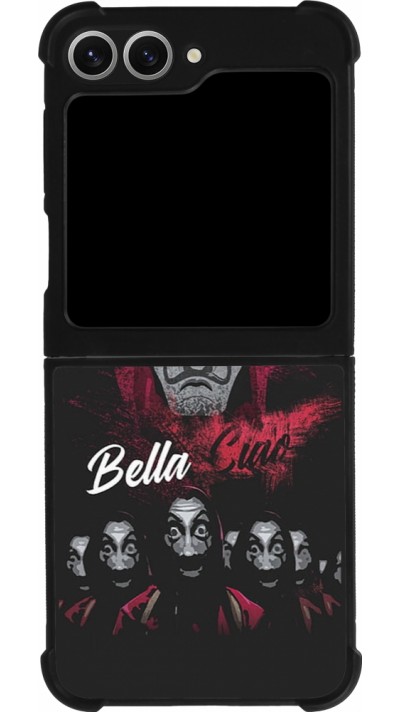Samsung Galaxy Z Flip6 Case Hülle - Silikon schwarz Bella Ciao