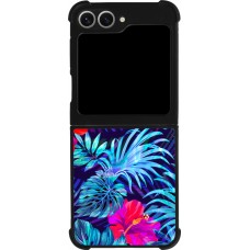 Samsung Galaxy Z Flip6 Case Hülle - Silikon schwarz Blue Forest