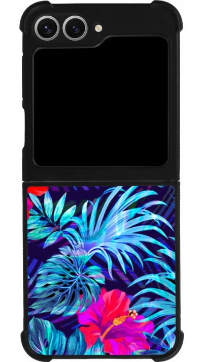 Samsung Galaxy Z Flip6 Case Hülle - Silikon schwarz Blue Forest
